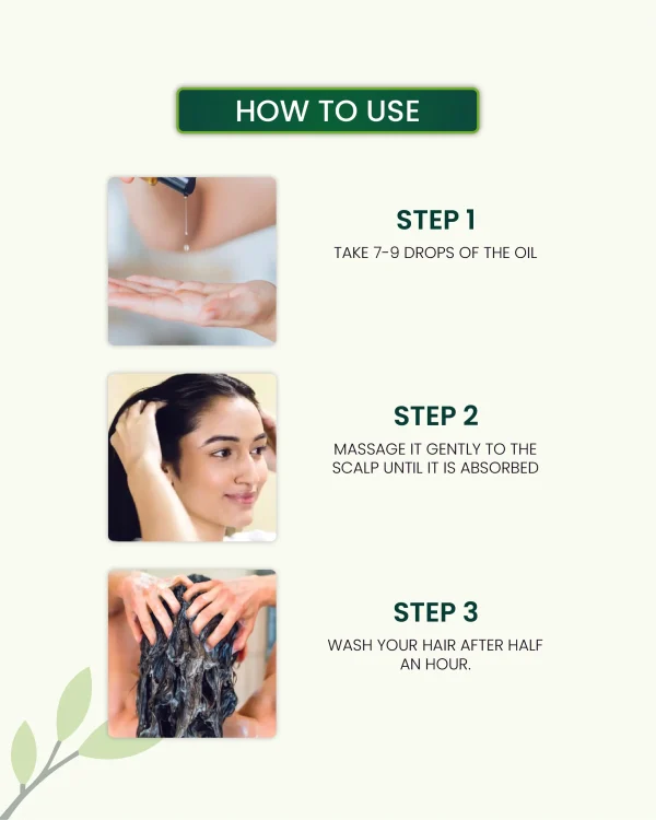 Onion Hair Oil - 100ml For Hair Fall Control with Onion & Almond Oil - Image 2